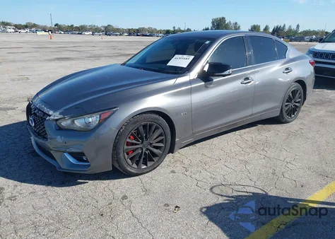 2020 Infiniti Q50 Luxe z USA, uszkodzony, nr VIN JN1EV7AP8LM204363